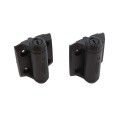 D&D Kit MagnaLatch Series 2 Side Pull Locking Latch & TruClose Hinges for Metal Pool Gates (Black) - 8000-2119