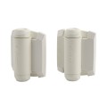 D&D Kit MagnaLatch Series 3 Vertical Pull Latch & TruClose Hinges for Metal Pool Gates (White) - 8000-2114