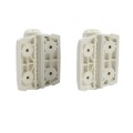 D&D Kit MagnaLatch Series 3 Vertical Pull Latch & TruClose Hinges for Metal Pool Gates (White) - 8000-2114