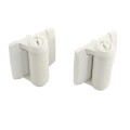 D&D Kit MagnaLatch Series 3 Top Pull Latch & TruClose Hinges for Metal Pool Gates (Black) - 8000-1099