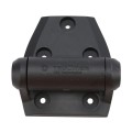 D&D TruClose Self-Closing Standard Gate Hinges With No Side Legs For Metal To Wood Pool Gates (Pair) Black - TCA2S3BT
