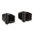 D&D Kit LokkLatch Series 2 Lockable Gate Latch & TruClose Adjustable Hinges (Black) - 8000-1012