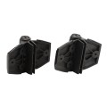 D&D Kit LokkLatch Series 2 Lockable Gate Latch & TruClose Adjustable Hinges (Black) - 8000-1012