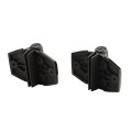 D&D Kit LokkLatch Series 2 Lockable Gate Latch & TruClose Adjustable Hinges (Black) - 8000-1012