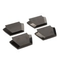 D&D Kit LokkLatch Series 2 Lockable Gate Latch & TruClose Adjustable Hinges (Black) - 8000-1012