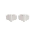 D&D Kit LokkLatch Series 2 Lockable Gate Latch & TruClose Adjustable Hinges (White) - 8000-1016