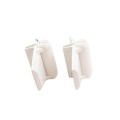 D&D Kit LokkLatch Series 2 Lockable Gate Latch & TruClose Adjustable Hinges (White) - 8000-1016