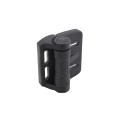 D&D Kit LokkLatch Series 2 Lockable Latch, Q-Bolt Drop Rod & TruClose Mini Hinges for Metal Gates (Black) - 8000-2109