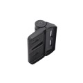 D&D Kit LokkLatch Series 2 Lockable Latch, Q-Bolt Drop Rod & TruClose Mini Hinges for Metal Gates (Black) - 8000-2109