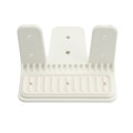 D&D Kit - GateStop 2 3/8" Gate Protection Device w/ Screws For Vinyl Gates (White) - 8000-2003