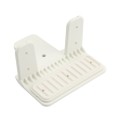 D&D Kit - GateStop 2 3/8" Gate Protection Device w/ Screws For Vinyl Gates (White) - 8000-2003