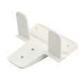 D&D Kit - GateStop 2 3/8" Gate Protection Device w/ Screws For Vinyl Gates (White) - 8000-2003