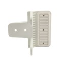 D&D Kit - GateStop 2 3/8" Gate Protection Device w/ Screws For Vinyl Gates (White) - 8000-2003