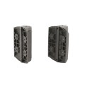 &D TruClose Self-Closing Heavy Duty Gate Hinges With No Side Legs For Metal Gates (Pair) Black - TCHD1AS3BT