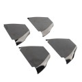 D&D Kit - TruClose Self-Closing Heavy-Duty Gate Hinges with 1 Side Leg w/ Screws For Wood and Vinyl Gates - 8000-1095