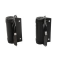 D&D TruClose Self-Closing Heavy-Duty Gate Hinges With 1 Side Leg For Wood and Vinyl Gates (Pair) Black - TCHD2L1SS3BT (truclose-hinges)