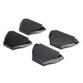 D&D Kit LokkLatch Magnetic Dual-Sided Keyed Latch & TruClose Heavy-Duty Hinges for Wood & Vinyl Gates (Black) - 8000-2111