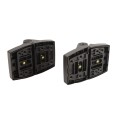 D&D TruClose Multi-Adjustable Heavy Duty S3 Gate Hinges for Wood and Composite Gates (Black) - TCHDMA2S3BT (Default)