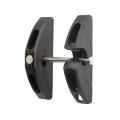 D&D T-Latch Stainless Steel Padlockable Toggle Latch For All Gates (Black) - TL01