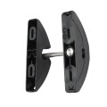 D&D T-Latch Stainless Steel Padlockable Toggle Latch For All Gates (Black) - TL01