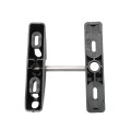 D&D T-Latch Stainless Steel Padlockable Toggle Latch For All Gates (Black) - TL01