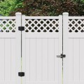 D&D TruClose Adjustable Self-Closing Heavy-Duty Gate Hinges With 2 Side Legs For All Gate Types (Pair) Black - TCHD1L2S3BT (truclose-hinges)