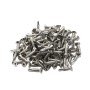 D&D 1" Self-Drilling, Flat Head 14 Gauge Screw, 410 Stainless Steel (Pack of 100 Screws) - 14N-100