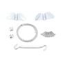 D&D Wood Hardware Anti-Sag Kit For Wood Gates With 96" Cable, Corner Plate, Turnbuckle, (2) Cable Clamp - 420001