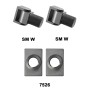 D&D SureClose Center Mount Gate Hinge Kit With W-Hinges And Brackets, SM W - 77001114