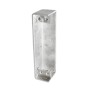 D&D SureClose ConcealFit Post Side Aluminum Weld Box For Hinge-Closer And Hinge  - 7813S