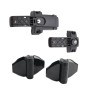 D&D Kit LokkLatch Magnetic Dual-Sided Keyed Latch & TruClose Hinges w/ 2 Side Legs (Black) - 8000-2116