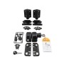 D&D Kit MagnaLatch Series 2 Side Pull Locking Latch & TruClose Hinges for Metal Pool Gates (Black) - 8000-2142