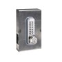 CodeLocks CL210 Tubular Deadbolt, Key Override Gate Box Kit (Stainless Steel) - 95339