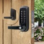 CodeLocks Push Button Assembly for Rim Panic Device, Marine Grade (Black) - CL600PK-BK-MG