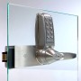 CodeLocks Glass Door Lock, Patch Fitted Strike Plate Included - CL4000-GD-BS