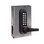 Codelocks Tubular Latchbolt CL515 Aluminum Commercial Back-To-Back Gate Box Kit (Black) Marine Grade Finish - DD94008
