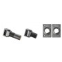D&D SureClose Self-Closing Hydraulic Center Mount Gate Hinge-Closer Kit With S-Hinges And Brackets, 108 S - 77108113