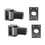 D&D SureClose Non Self-Closing Center Mount Hinge Kit - SM AT90 S Thrust Bearing Gate Hinges And Center Mounting Brackets - 77001113