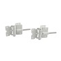 D&D Stainless Steel Self-Closing Regular Hinge, Adjustable, Narrow To Wrap 2" Gate Frame for Wood or Vinyl Gates (Pair) White - DDS2HNW3AW