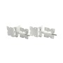 D&D Stainless Steel Self-Closing Hinge, Tension Adjustable, Standard To Narrow Legs For Wood And Vinyl Gates (White) - DDS2HSNAW