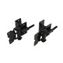 D&D Stainless Steel, Self-Closing, Adjustable, Narrow to 2" Wrap-Around Gate Hinge For Vinyl Gates (Pair) Black - DDSHNW3A