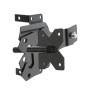 D&D Contemporary Powder-Coated, Adjustable Stainless Steel Padlockable Post Latch With Standard to Narrow Side Legs For Wood and Vinyl Gates (Black) - DDSLM