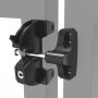 D&D LokkLatch Series 3 Adjustable Lockable Residential Gate Latch (Long Striker) (Black) - LL3AL