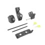 D&D LokkLatch Plus Series 3 Adjustable, Keyed Alike Privacy Gate Latch For All Gates (Black) - LL3PWA