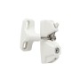 D&D LokkLatch Plus Series 3 Adjustable, Keyed Alike Privacy Gate Latch For All Gates (White) - LL3PWAWT