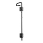 D&D Q-Bolt Drop-Bolt 24" Padlockable Steel Drop Rod With Mounting Guides for Vinyl and Wood Gates (Black) - QB224